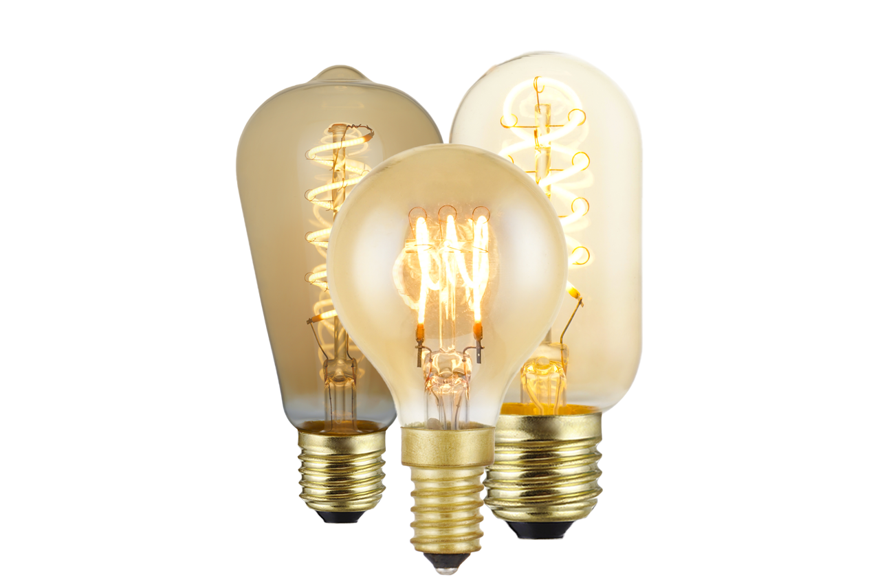 Omitaled's spiral LED filament bulbs deliver vintage charm with modern energy efficiency, ideal for creating warm and decorative lighting effects.