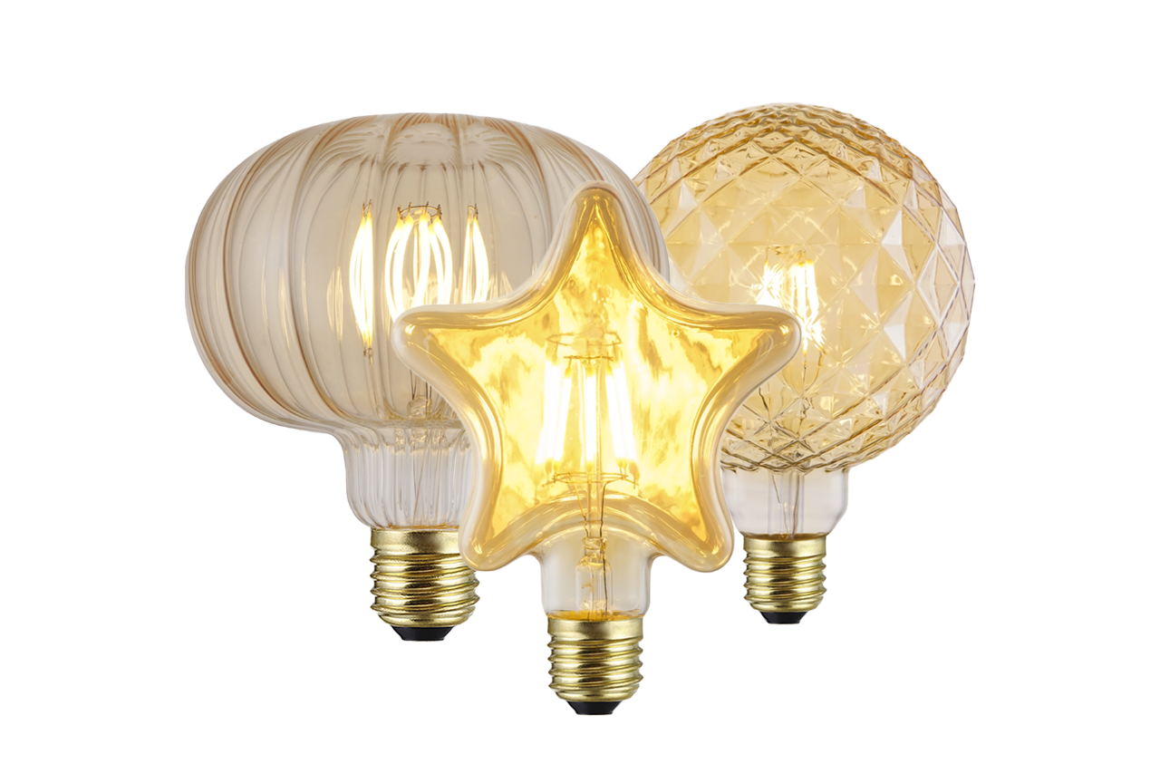 Omitaled's decorative LED bulbs feature unique shapes and artistic designs, offering both energy efficiency and a stunning visual appeal for modern spaces.