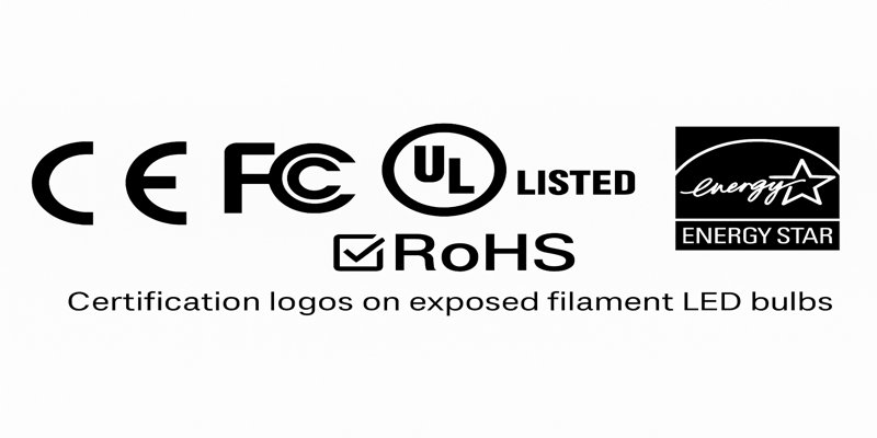 Filament LED certifications for safety