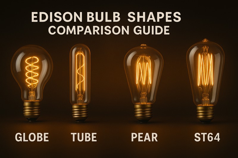 Edison bulb shapes comparison guide
