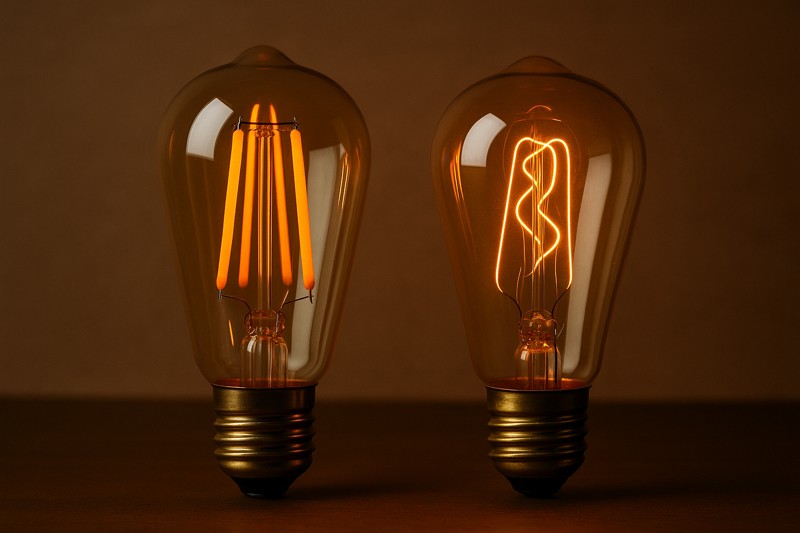 Old vs New LED vs Incandescent Filaments