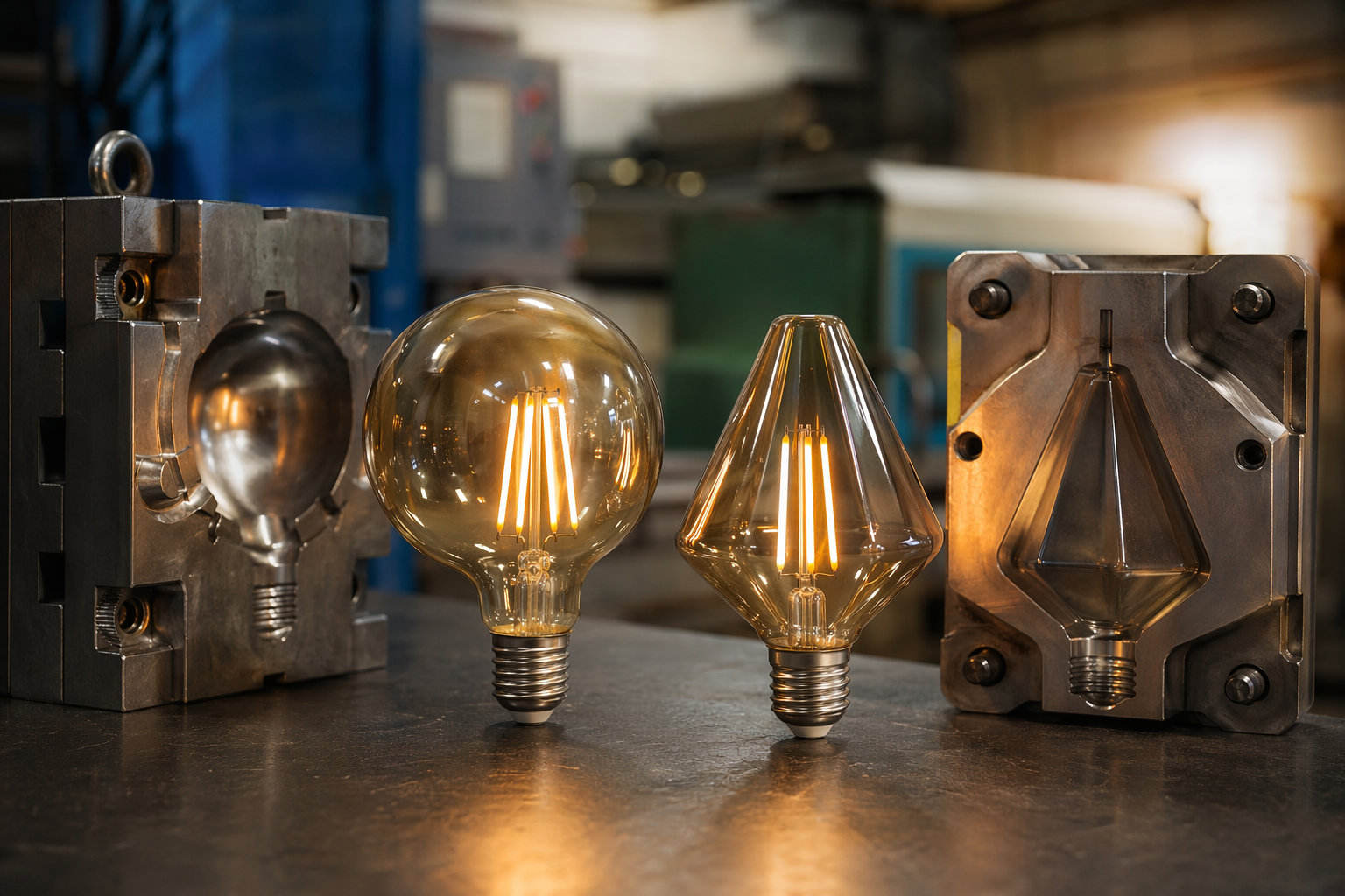 featured image for custom LED filament bulb mold article