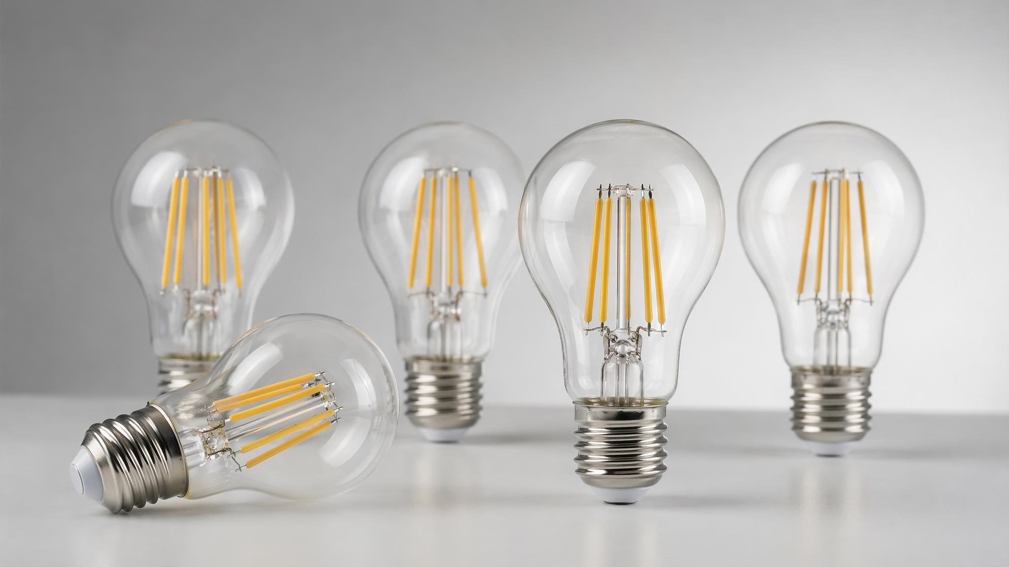 A60 LED filament bulbs as high-volume decorative lighting SKU for importers