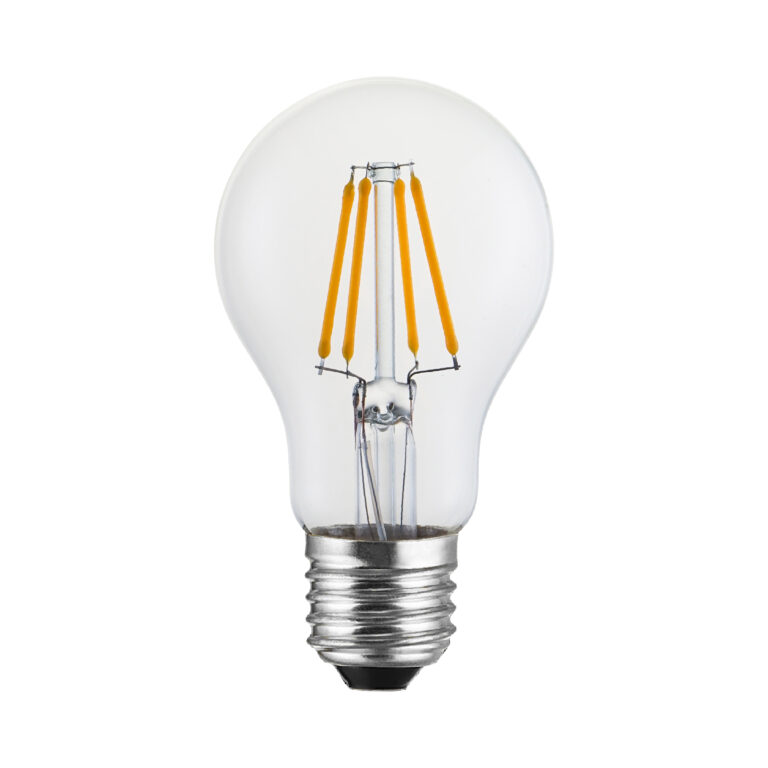 5W A19 E26 US ETL Clear Filament Bulbs – Clear – HongYu LED
