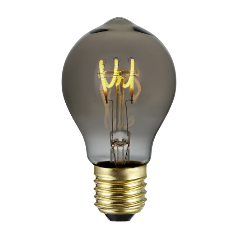 4W A60 E27 EU Vintage Flexible Filament – Smoky – HongYu LED