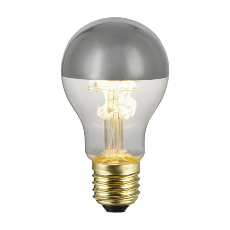 4W A60 E27 Top Mirror Bulbs – Top-Sliver – HongYu LED
