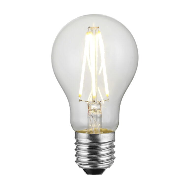 7W A60 E27 EU Standard Filament Bulbs – Clear – HongYu LED