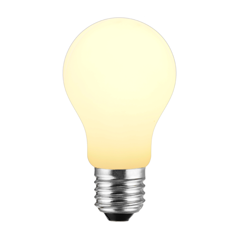 7W A60 E27 EU Dim to Warm Bulbs – Porcelain – HongYu LED