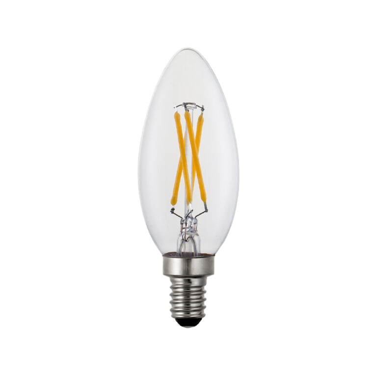 4W B10 E12 US ETL Dim to Warm Bulbs – Clear – HongYu LED