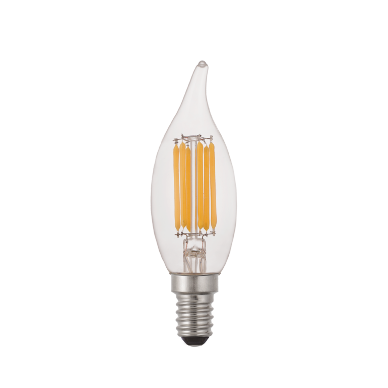 5W C10 E12 US ETL Clear Filament Bulbs – Clear – HongYu LED
