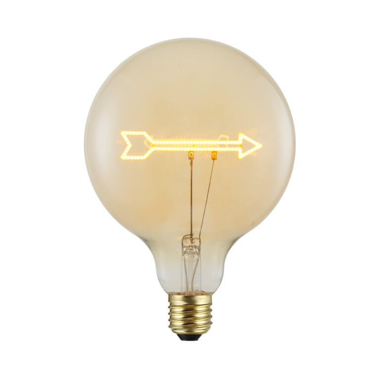 1W G125 E27 Custom Logo Bulbs – Gold – HongYu LED