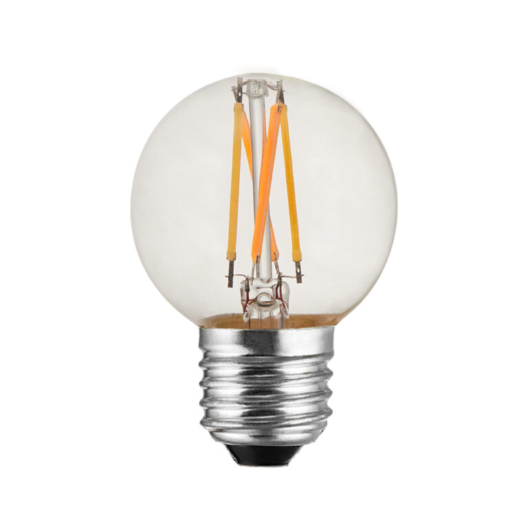 5W G16 E26 US ETL Clear Filament Bulbs – Clear – HongYu LED