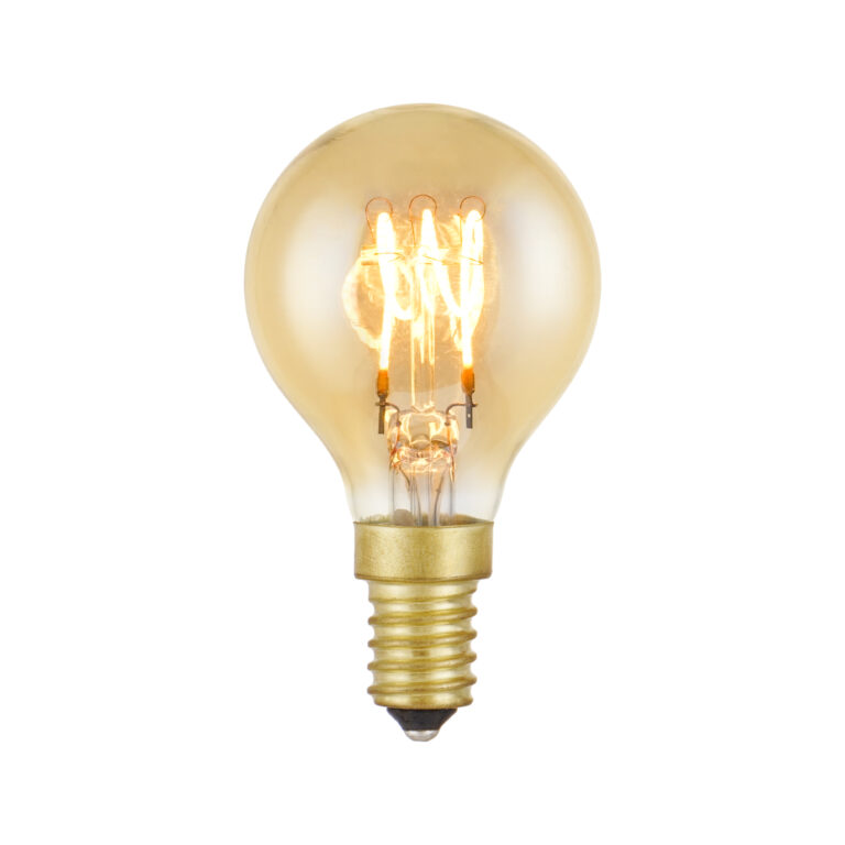 4W G45 E14 EU Vintage Flexible Filament – Gold – HongYu LED