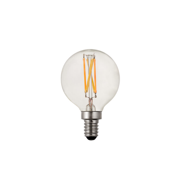 4W G50 E14 EU Dim to Warm Bulbs – Clear – HongYu LED