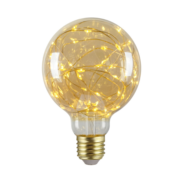 1.5W G95 E27 Copper Wire LED Bulbs – Gold – HongYu LED