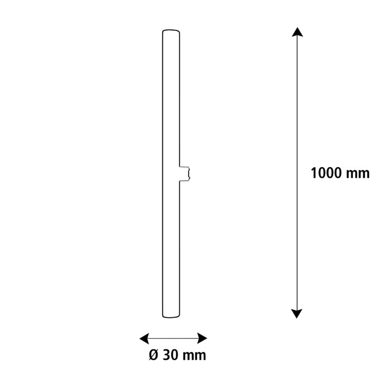 9W S14d 1000 S14d Linear LED Bulbs – Clear – HongYu LED