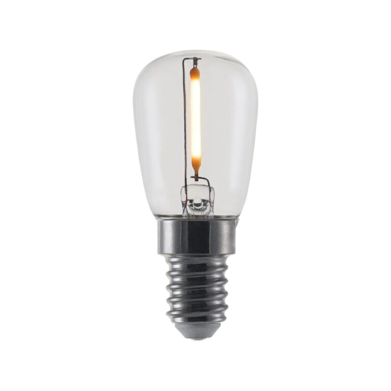 0.8W P26 E14 Mini LED Filament Bulbs – Clear – HongYu LED