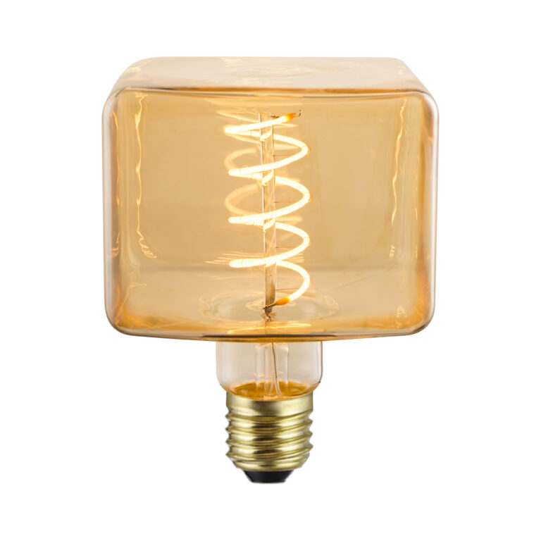 4W SQ95 E27 Custom Shape Bulbs – Gold – HongYu LED