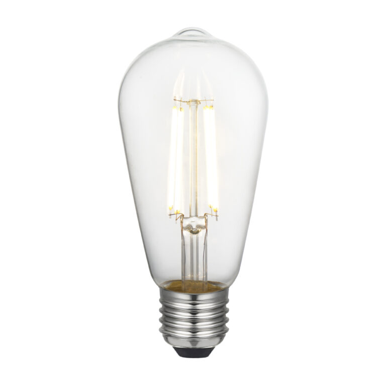 4W ST58 E27 EU Standard Filament Bulbs – Clear – HongYu LED