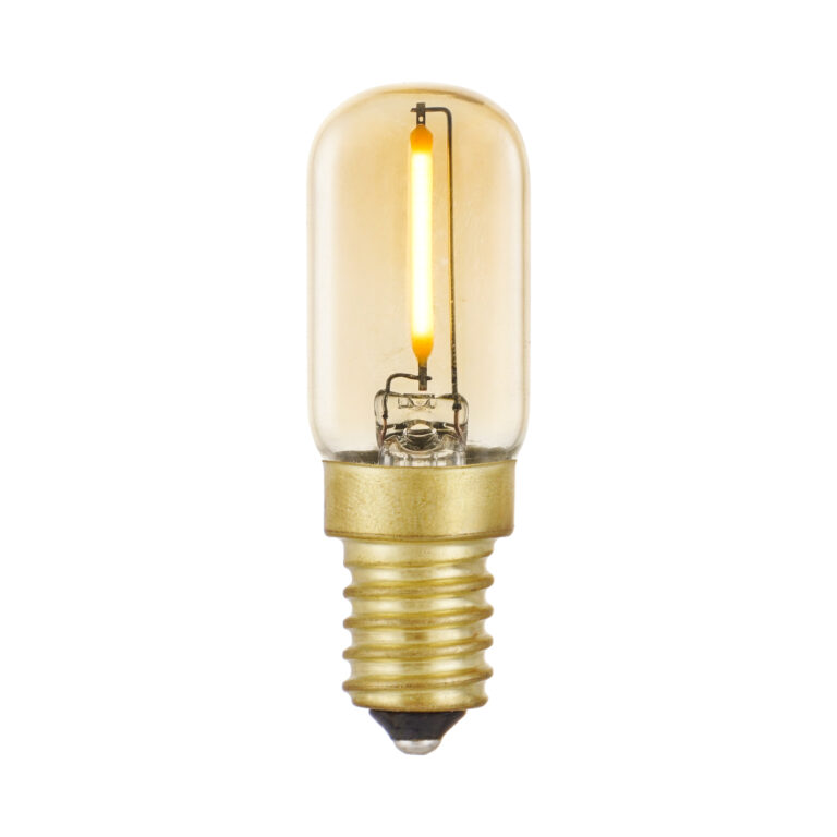 0.8W T20 E14 Mini LED Filament Bulbs – Gold – HongYu LED