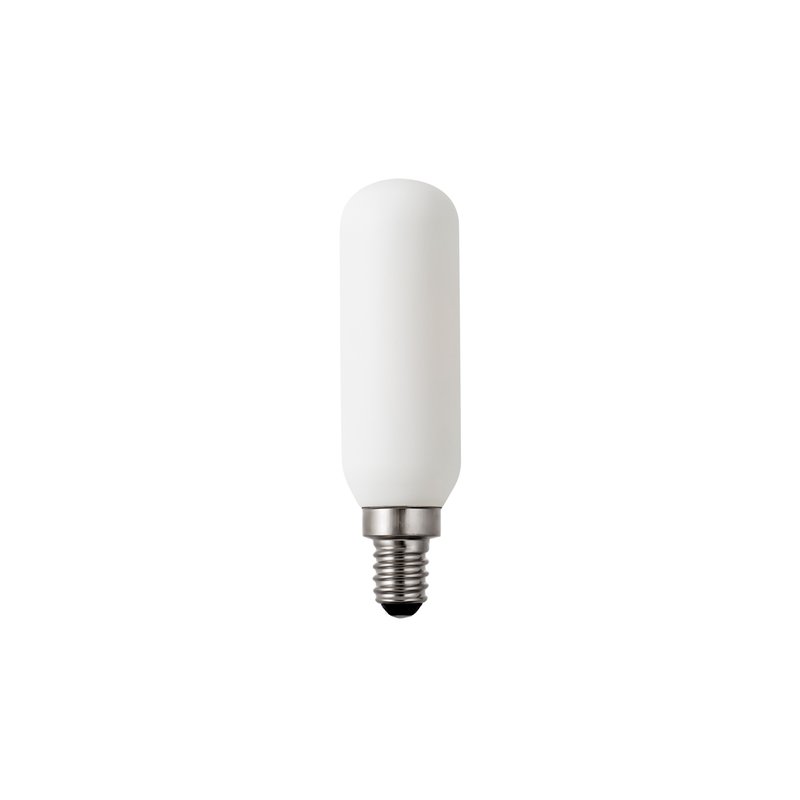 T6 E12 4W porcelain white tubular LED filament bulb, ETL listed, 120V