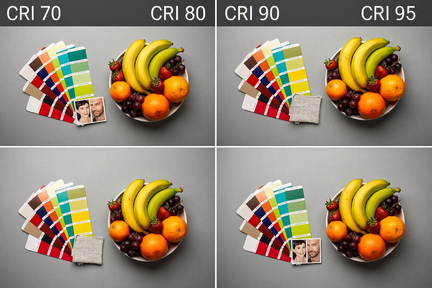 CRI 80 vs CRI 90 vs CRI 95: A Practical Comparison