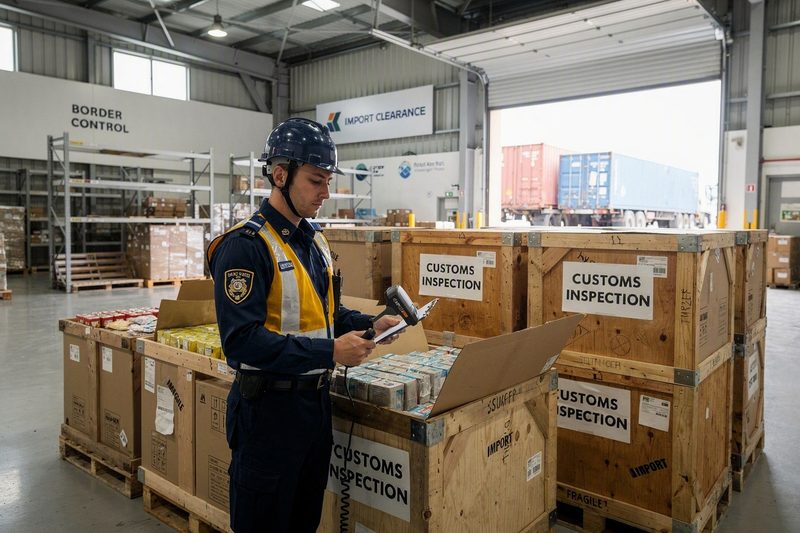 Customs clearance and receipt stage for an imported LED bulb order