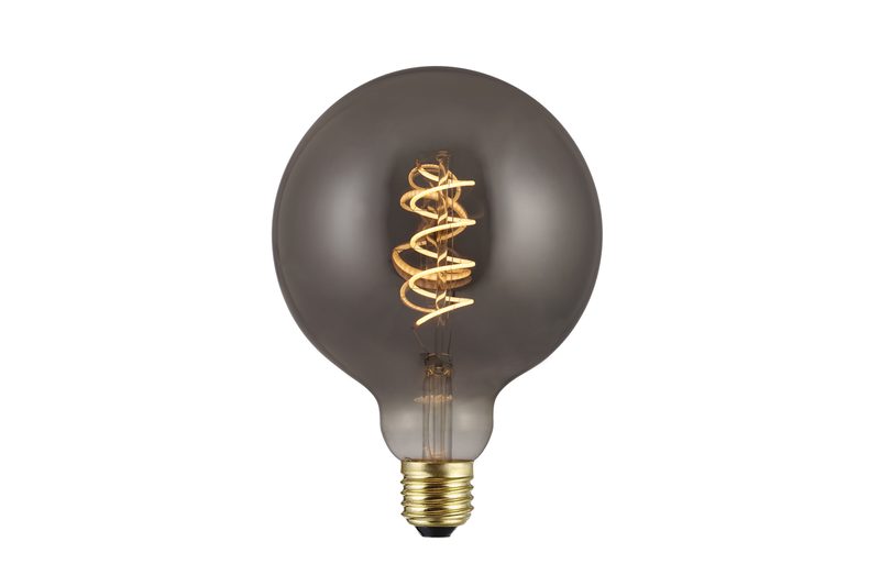 Smoky glass LED filament bulb for premium vintage fixtures