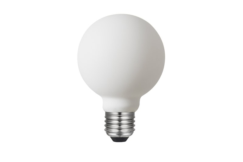 Real porcelain LED bulb for bathroom soft white lighting