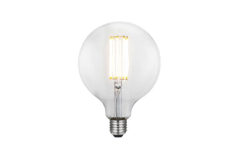 Clear decorative LED filament bulb