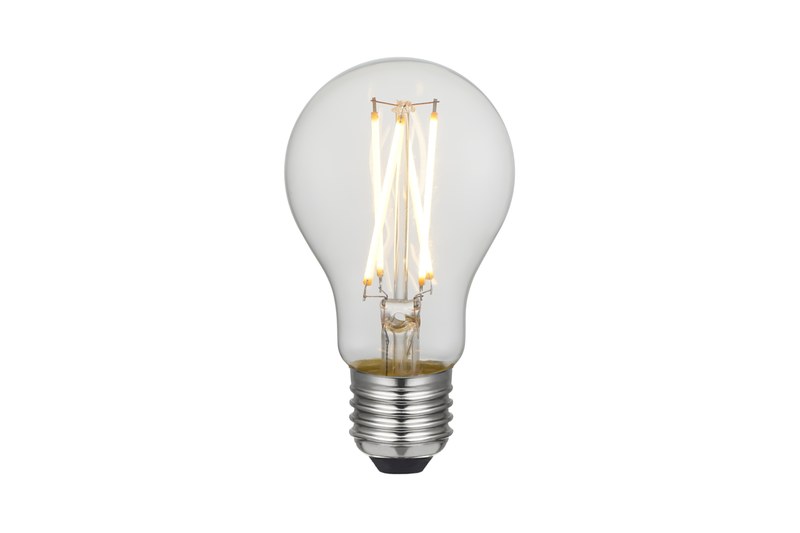 Real A60 LED filament bulb for lumen and brightness selection