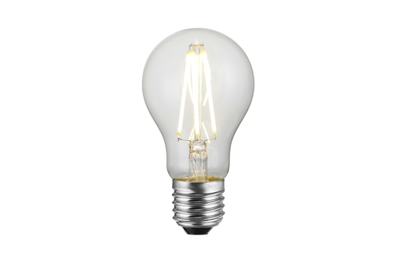 Real A60 LED filament bulb for mixing standard and LED bulbs