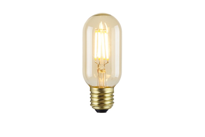 Real T45 tubular LED filament bulb sample for pendant lighting specifications