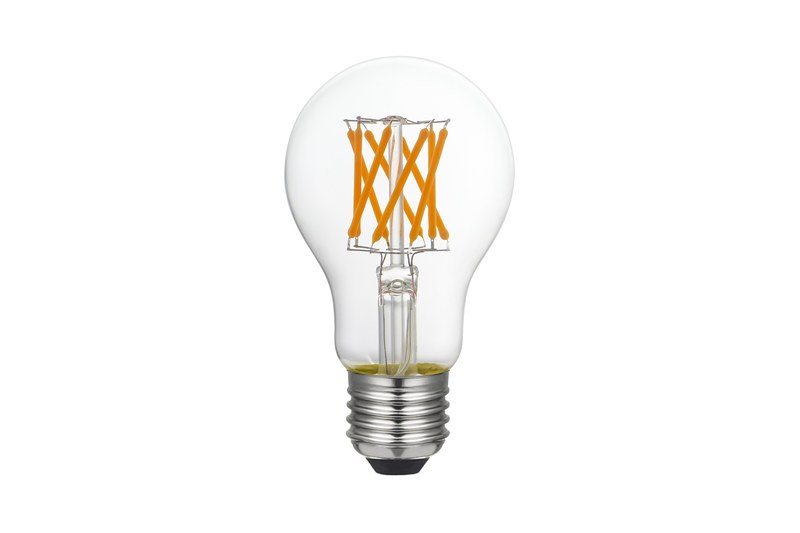 Real LED filament bulb for warm white versus cool white selection