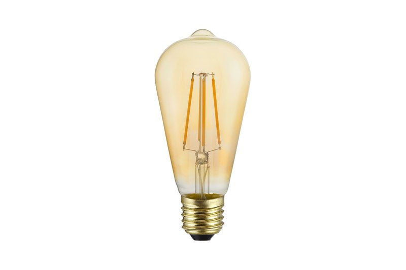 Real vintage LED Edison bulb with visible filament