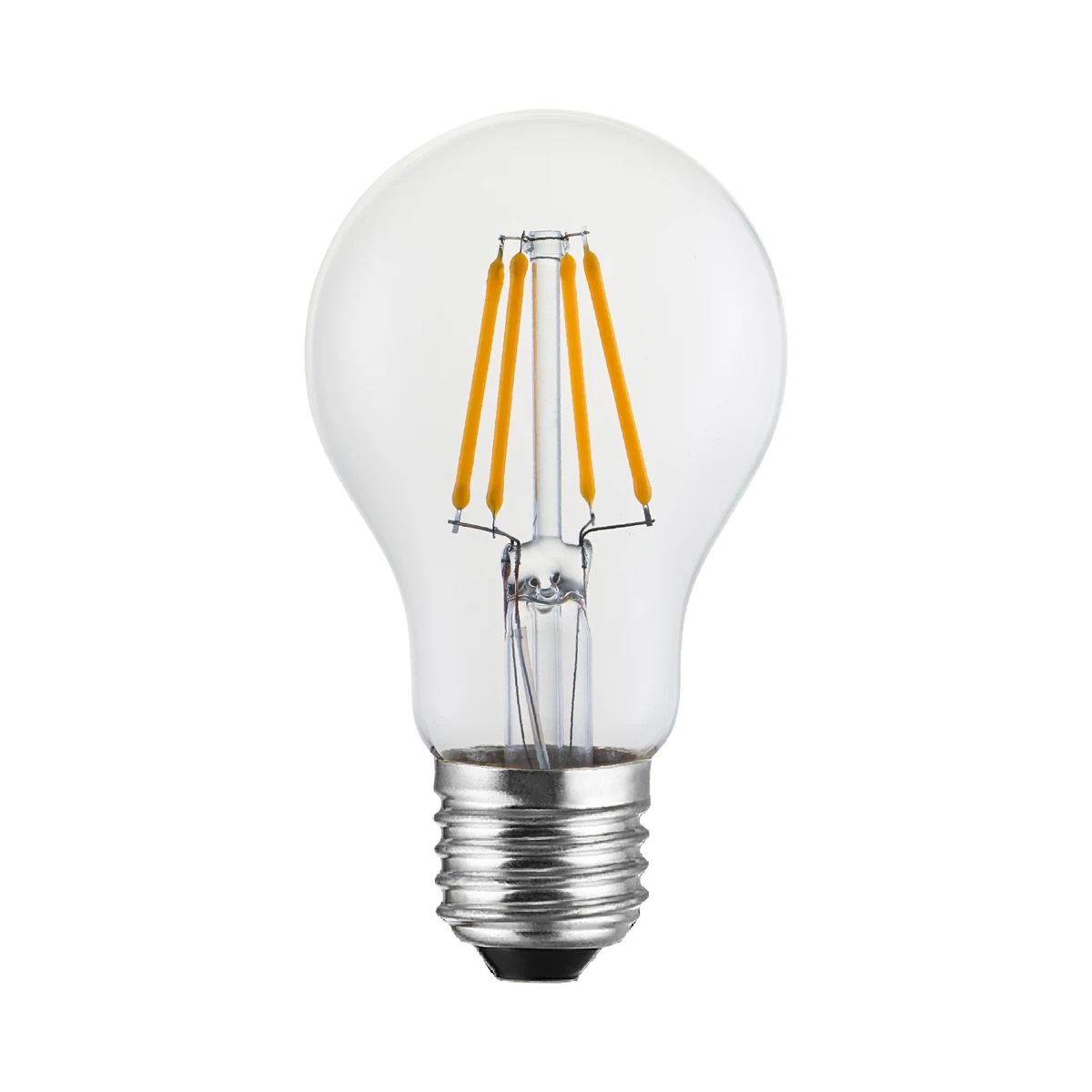 Real HongYu A60 clear LED filament bulb illustrating the need to identify the exact product configuration before defining an inspection lot