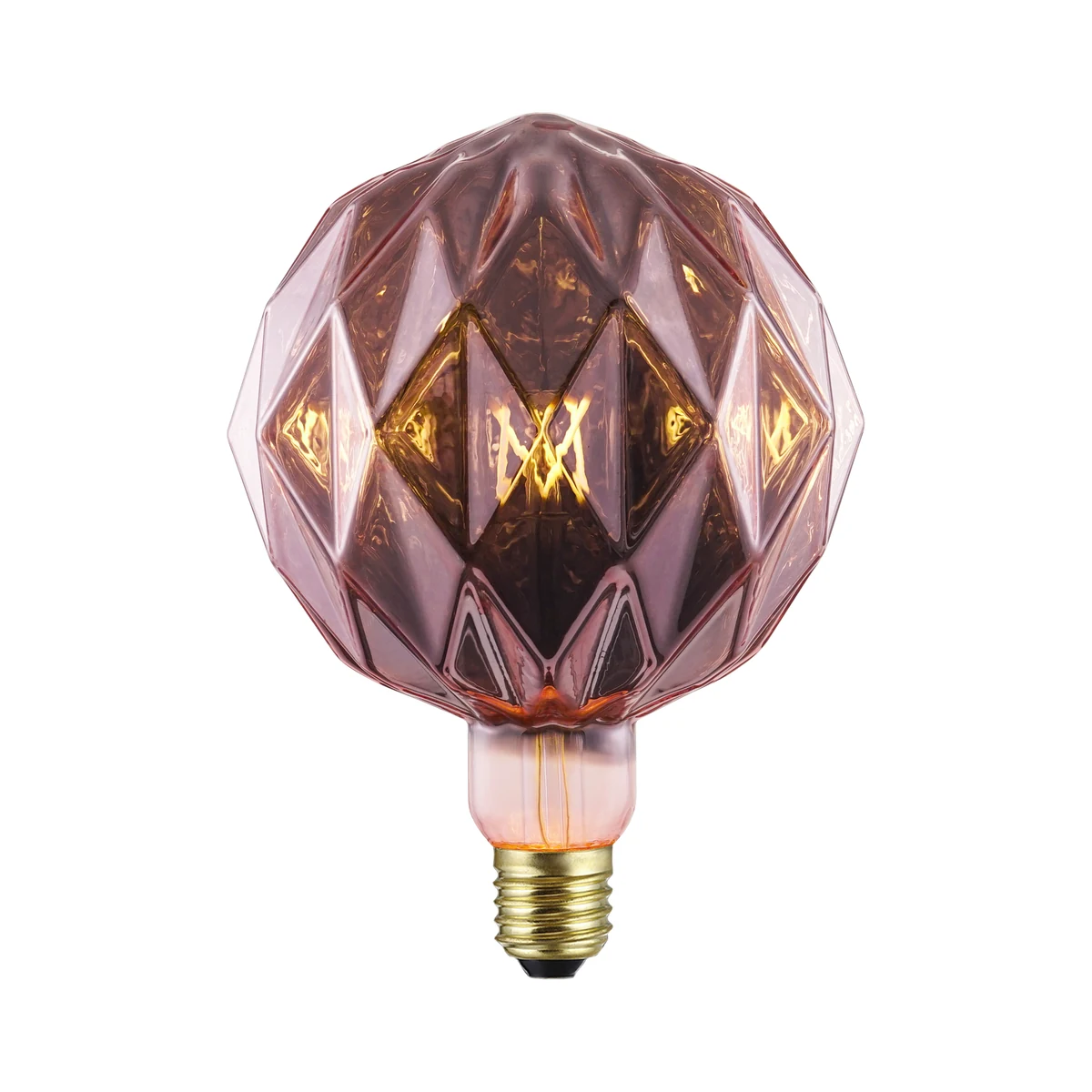 Real HongYu textured custom-color globe LED bulb showing a decorative surface that needs agreed viewing conditions and appearance acceptance criteria