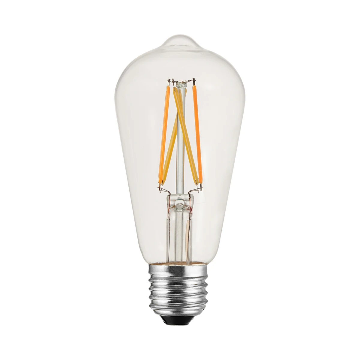 Authentic HongYu S19 clear filament bulb with its screw base visible; appearance does not identify the base alloy or coating specification
