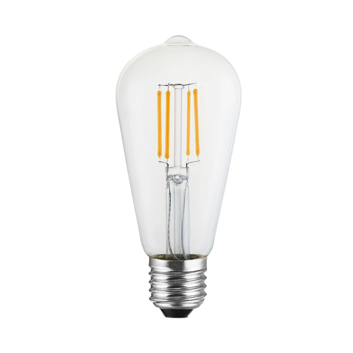 Real HongYu ST58 clear filament bulb illustrating the model-level identification needed in a field-return record