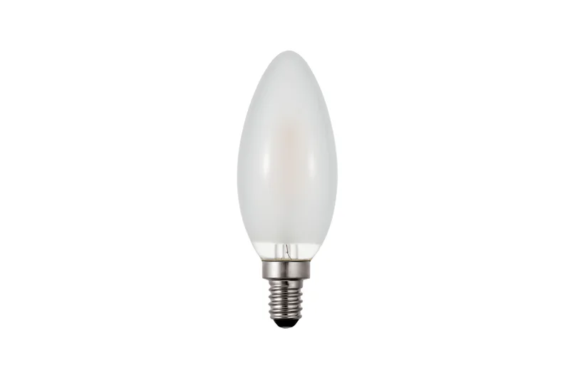 C35-E14-1W-FL-F frosted flicker flame LED bulb with E14 base