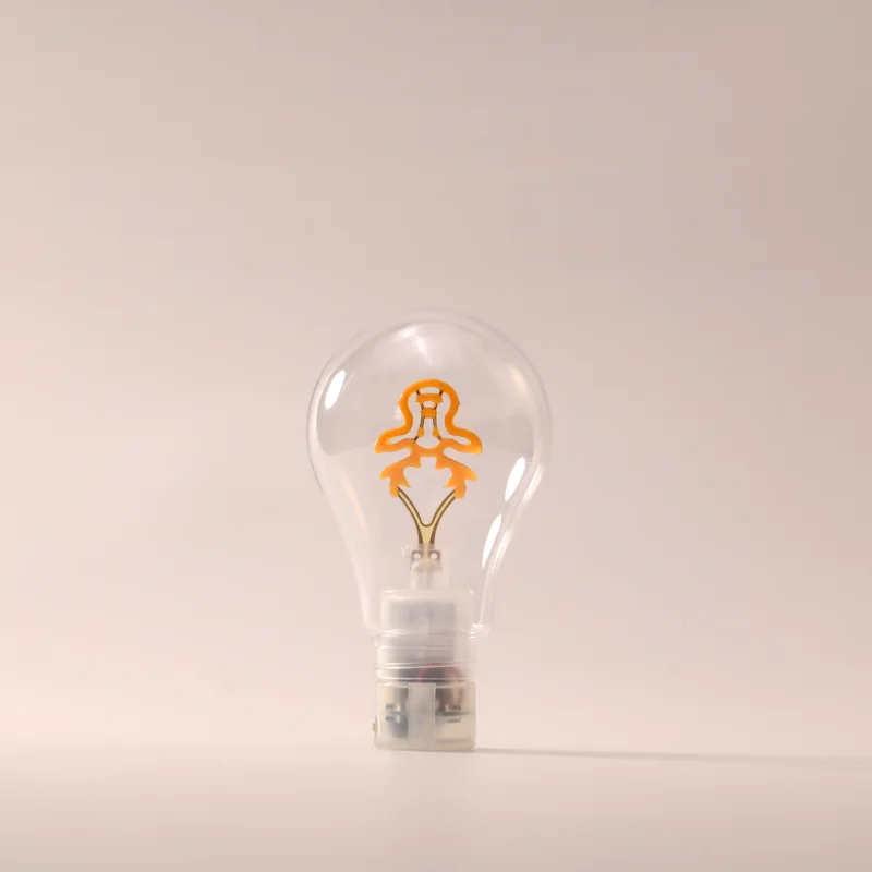 Gingerbread rechargeable decorative lamp, unlit