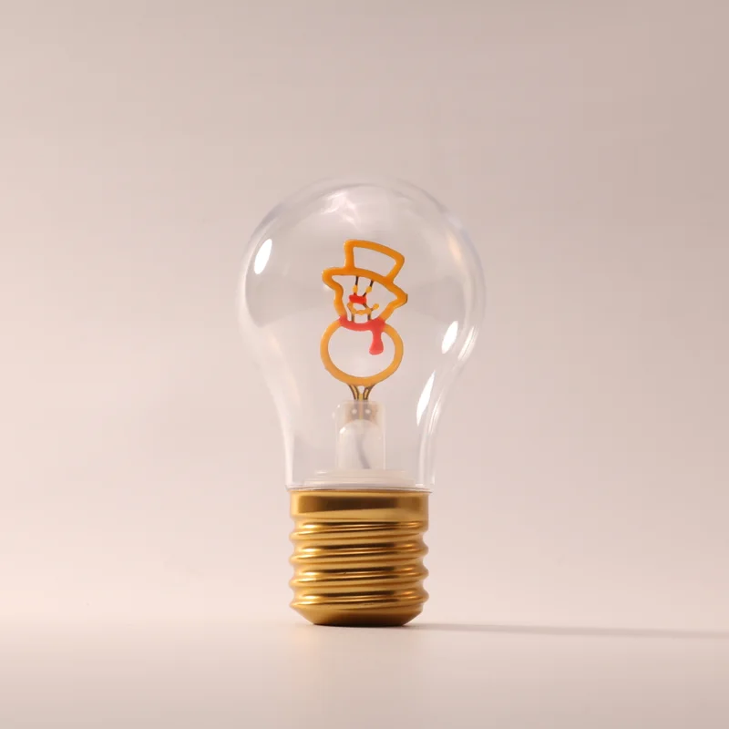 Snowman rechargeable decorative lamp, unlit
