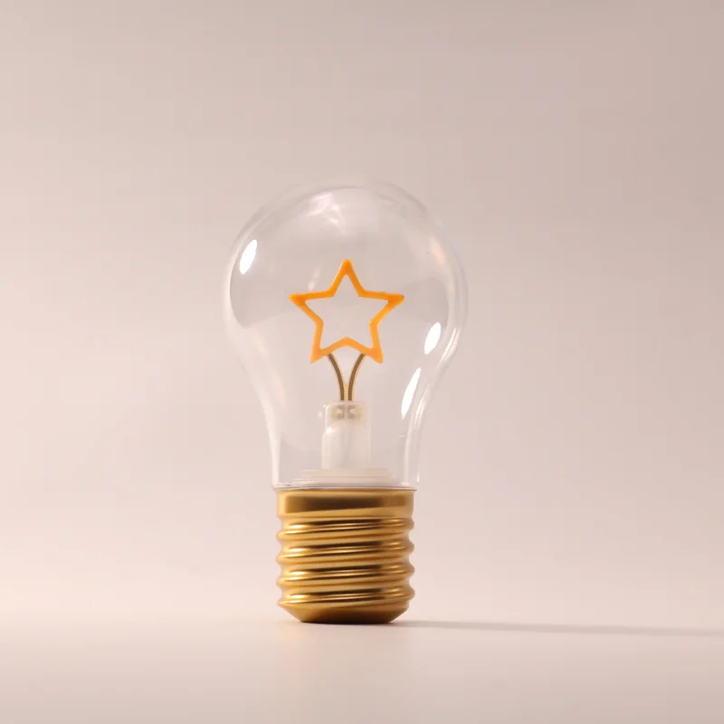 Star rechargeable decorative lamp, unlit