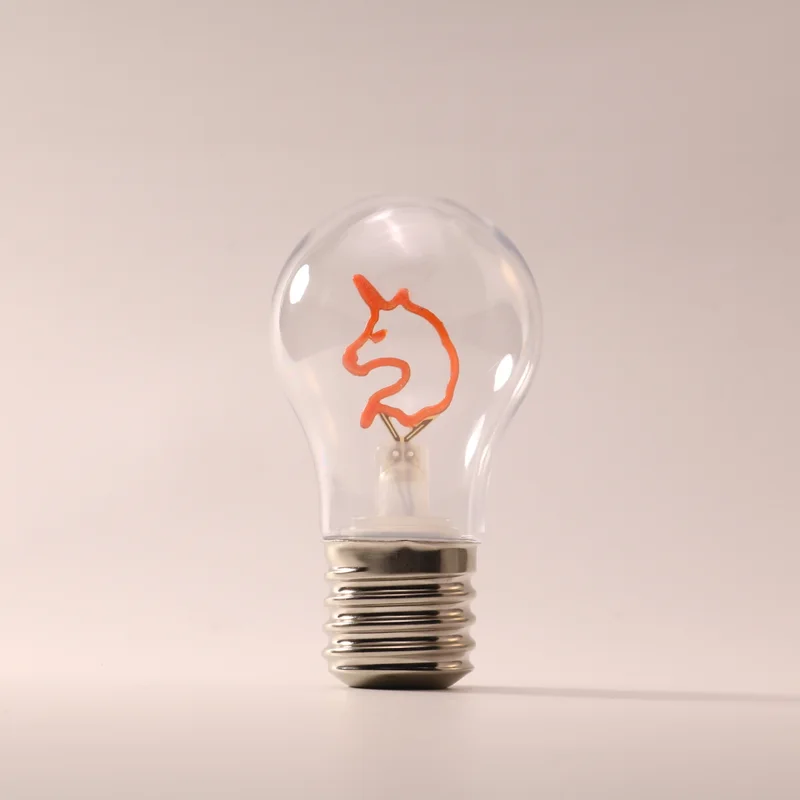 Unicorn rechargeable decorative lamp, unlit
